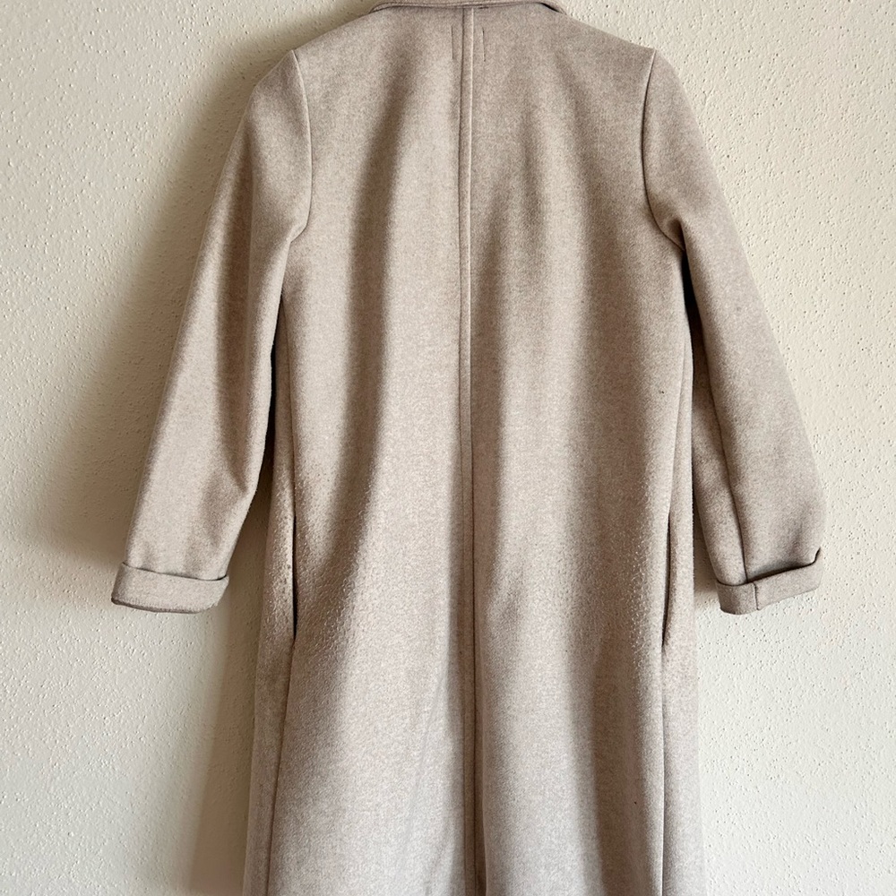 Beige coat from Zara